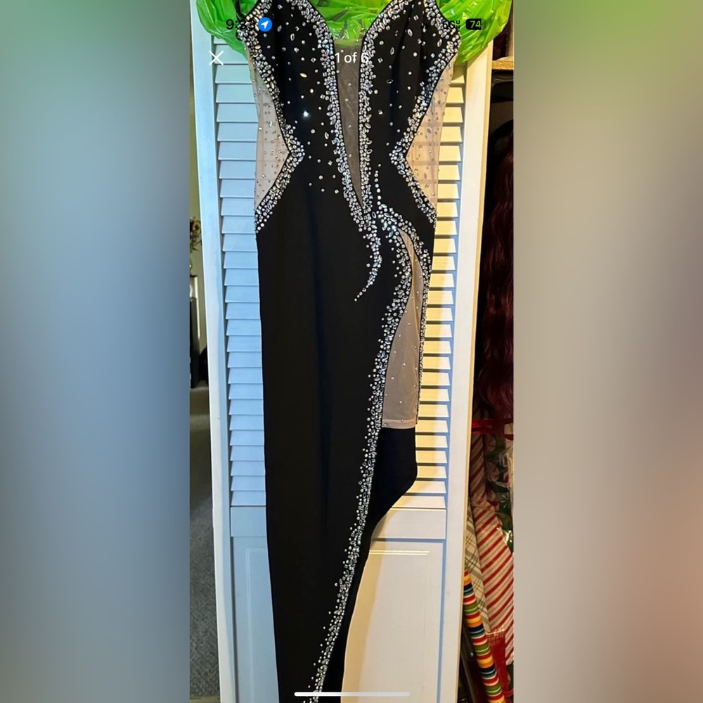 Small Black rhinestone dress